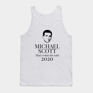 Michael scott 2020 Tank Top